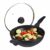 Pentola wok con coperchio